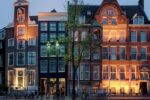 标志性建筑阿姆斯特丹酒店外籍共和国墨水