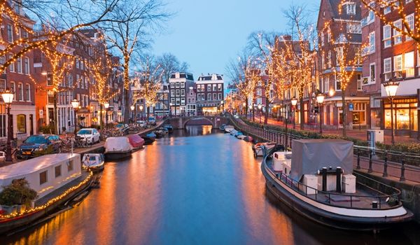 欧洲节日城市阿姆斯特丹